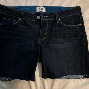 Paige denim cutoff shorts. Size 29.